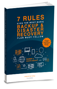 7 rules for data backup and recovery ebook cover